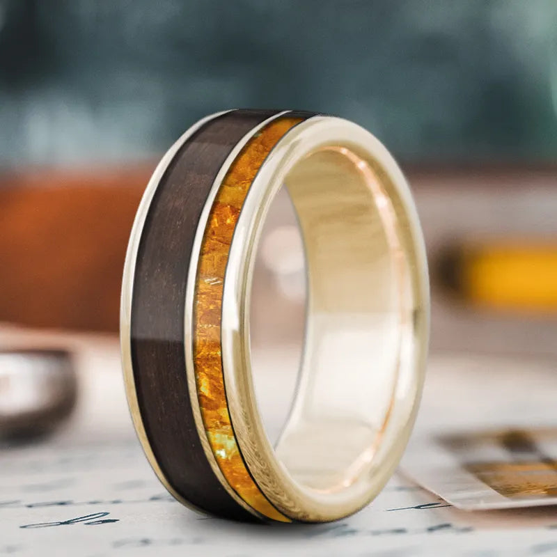 Custom Design - 2-Inlay Offset Ring yGJhSyOR4dHpKxsfiQCA5Lfa