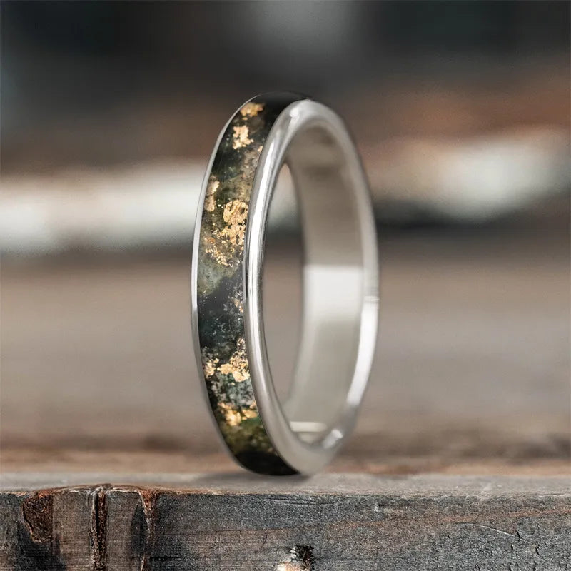 Custom Design - Ladies Single Inlay Ring nwiTWGSDypzFXQJif5t-YQnf