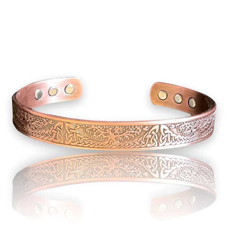 C08a Copper Magnetic Band 'Tree of Life'