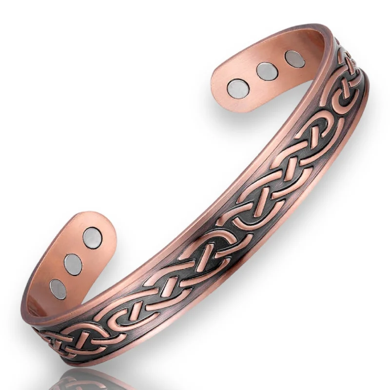 B144 100% Pure Copper Magnetic Band 'Weave '