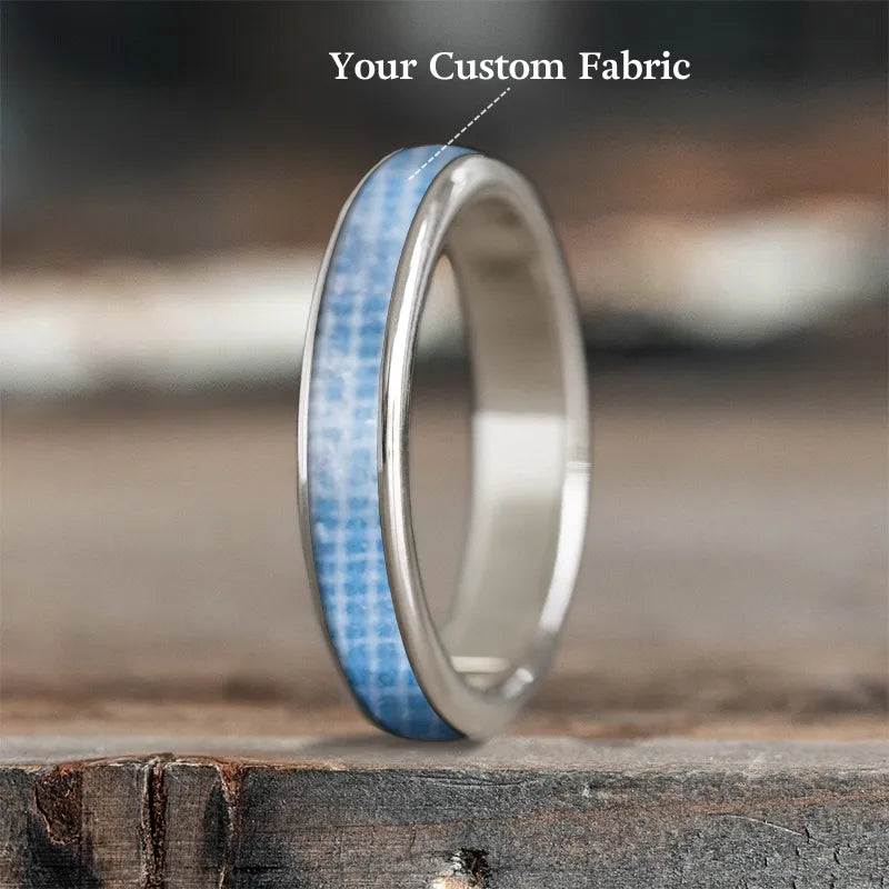 Custom Design - Ladies Single Inlay Ring HdRA45wRtDskCRFRAahOqsQf