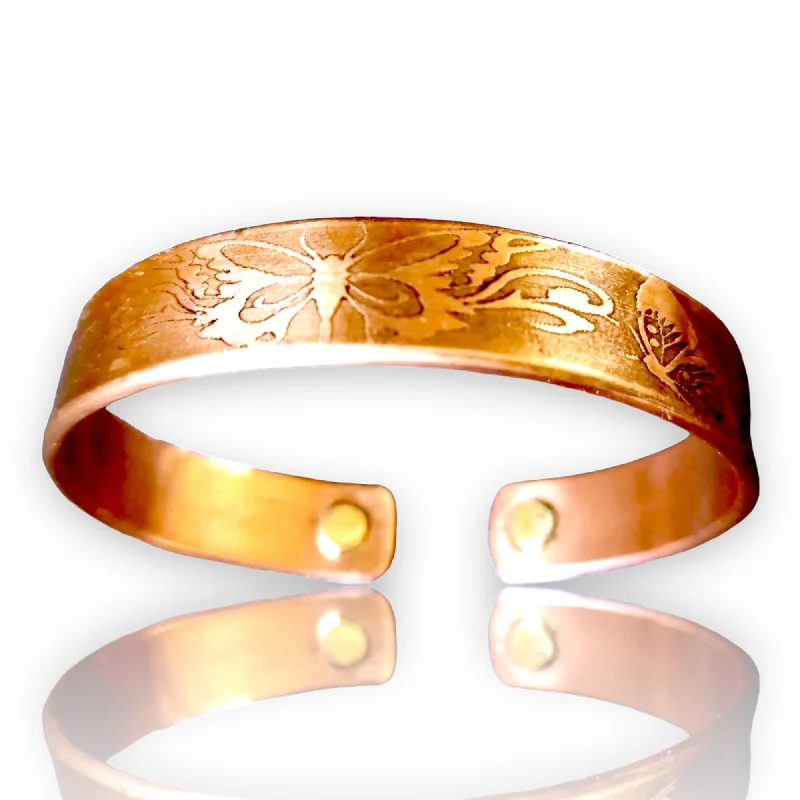 D06 100% Copper Magnetic Band  'Butterfly'