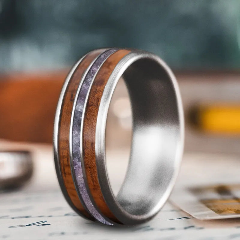 Custom Design - 3-Inlay Narrow Center Ring FLNcGeXQyj-8CKWPfSyNnFjq