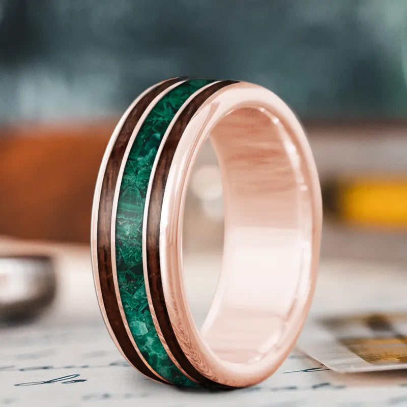 Custom Design - 3-Inlay Wide Center Ring SdyJajhvdzbawZUezR0wQDCF