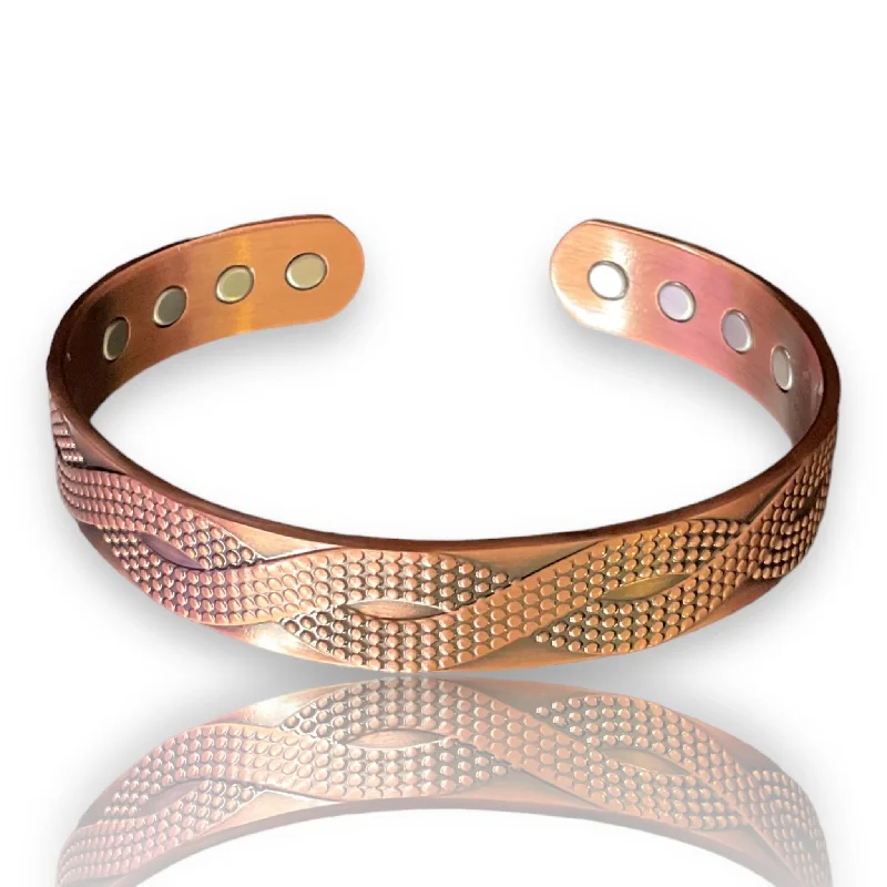 A14 100% Pure Copper Magnetic Band 'Eternity Twist NZ’