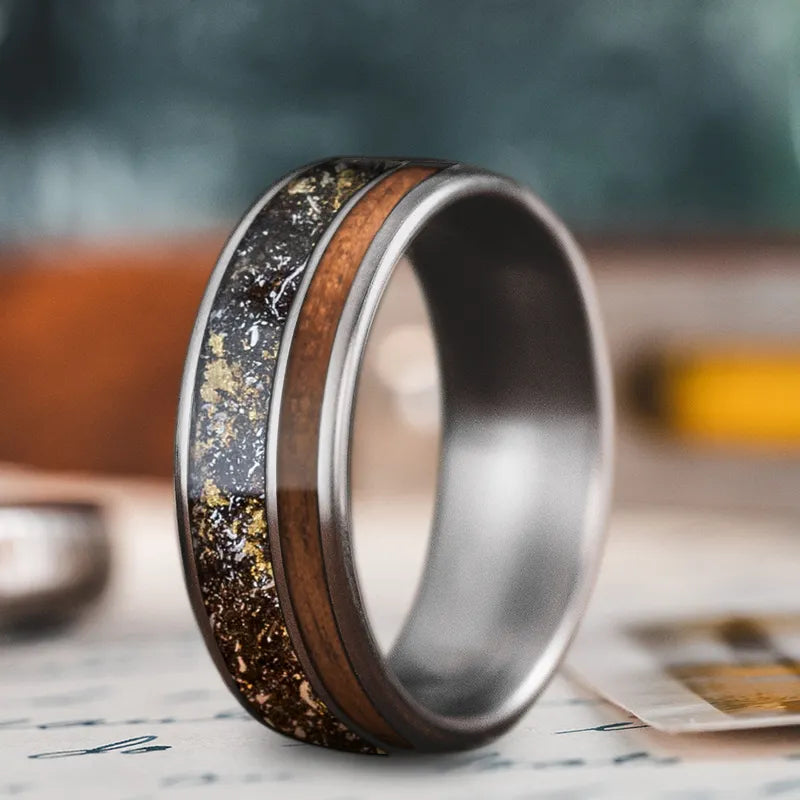 Custom Design - 2-Inlay Offset Ring yyPeek7inbsTAidFUZt2Rcsq