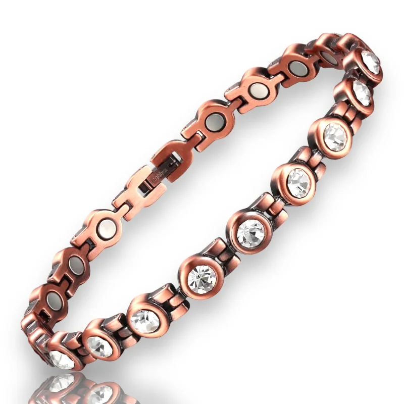 CLM33 100% Pure Copper Linked Magnetic Bracelet