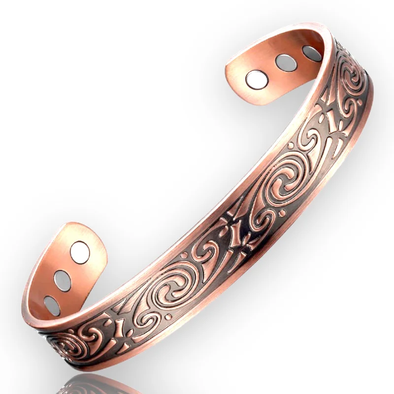 B14 100% Pure Copper Magnetic Band 'Koru '