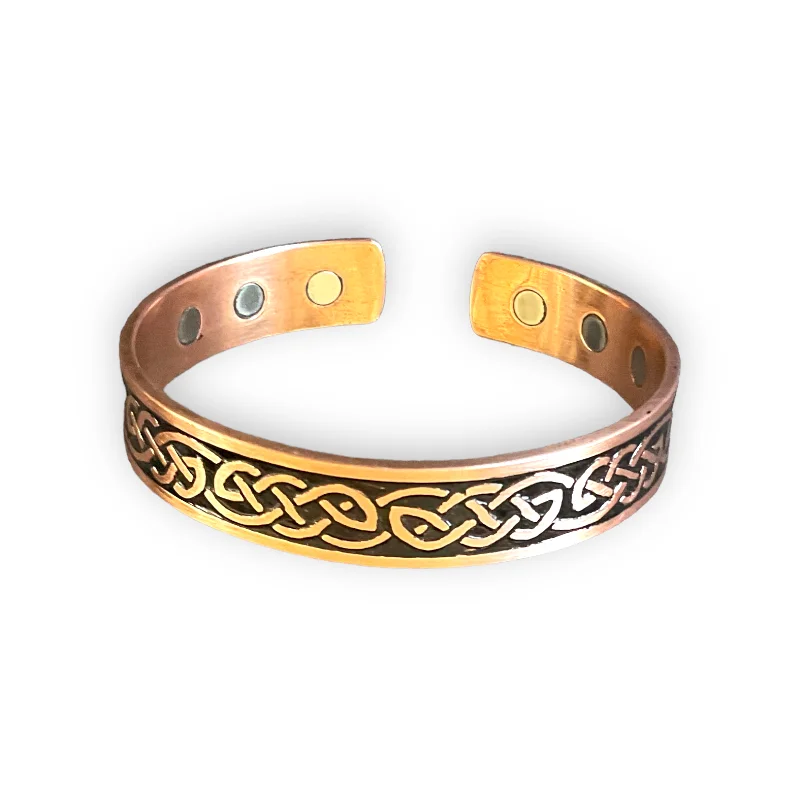 C02 100% Copper Magnetic Band 'Celtic Knot'