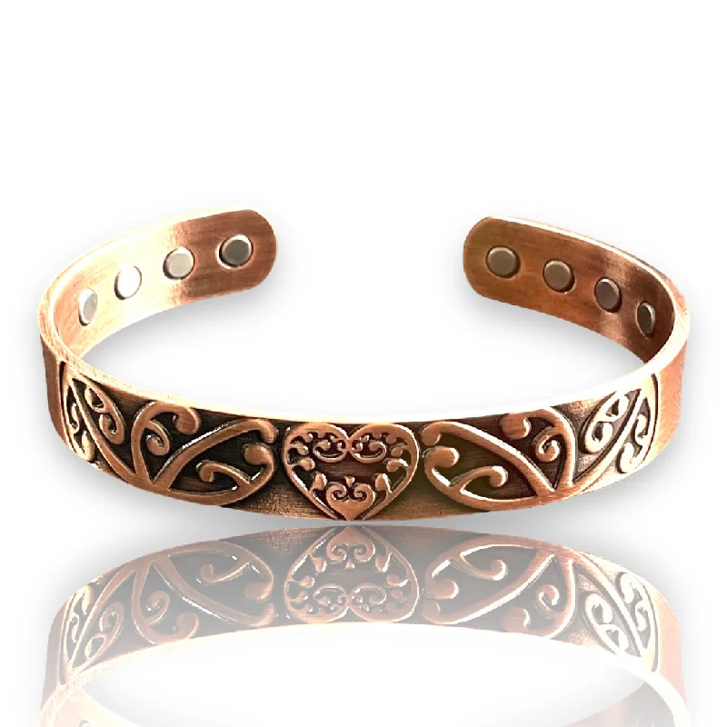 A8 100% Pure copper magnetic band ‘Aroha Love’