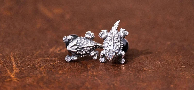 Horn Frog Cuff Links