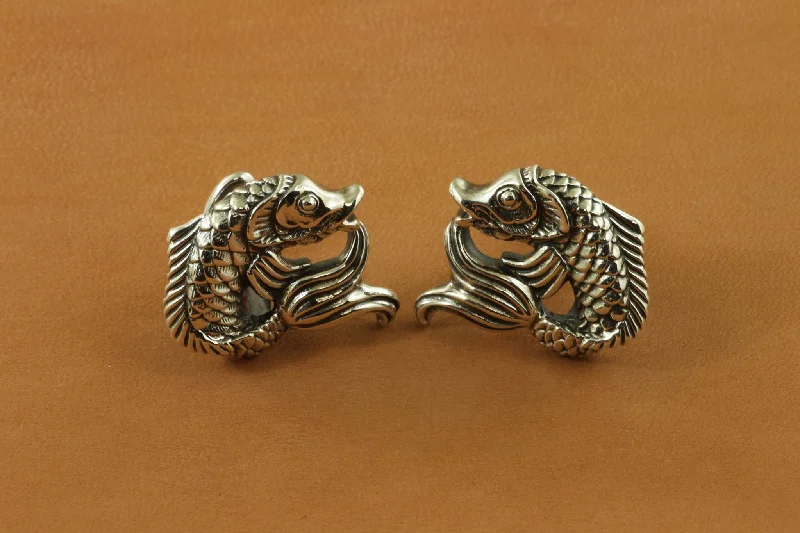 Detailed Koi Fish Cufflinks