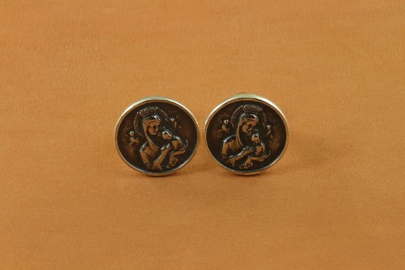 Virgin Mary Cufflinks