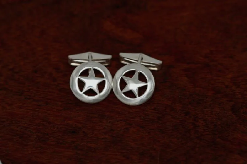 Small Texas Star Cuff Links