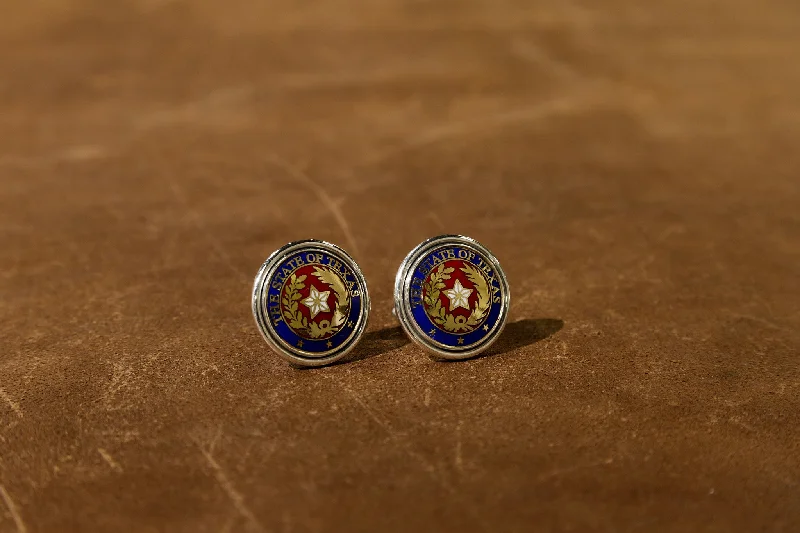 The State of Texas Seal Cuff Links