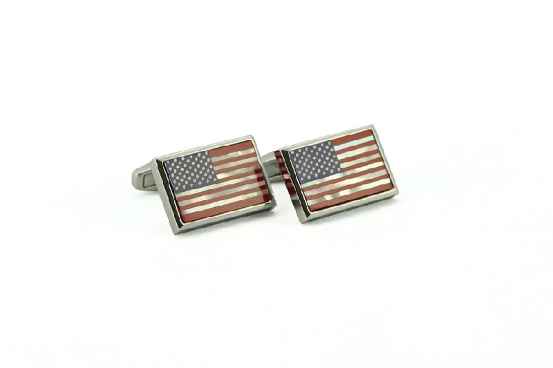 USA Flag Cufflinks