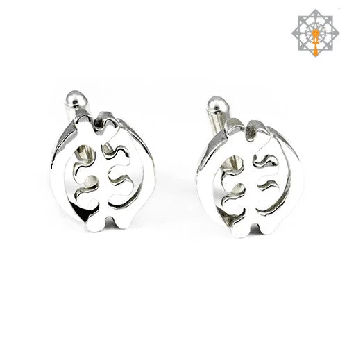 Gye Nyame Cuff links - Adinkra