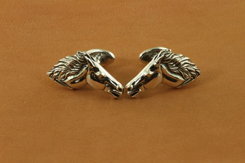 Mustang Carved/Polished Cufflinks