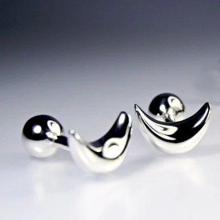 Crescent Cuff Links