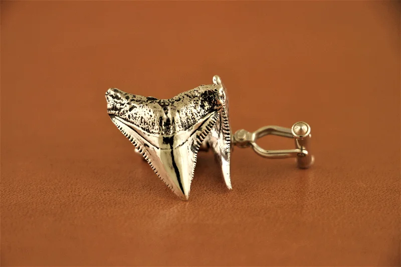 Shark Teeth Cuff Links