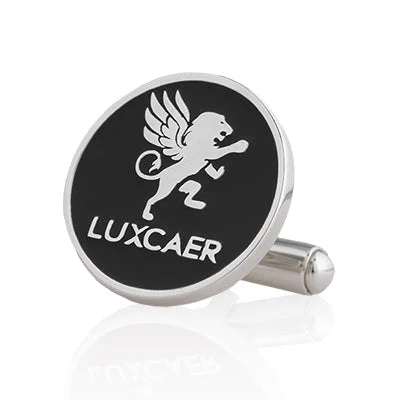 LUXCAER Round Cuff Links