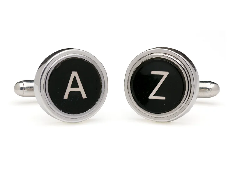 Vintage Typewriter Key Cuff Links