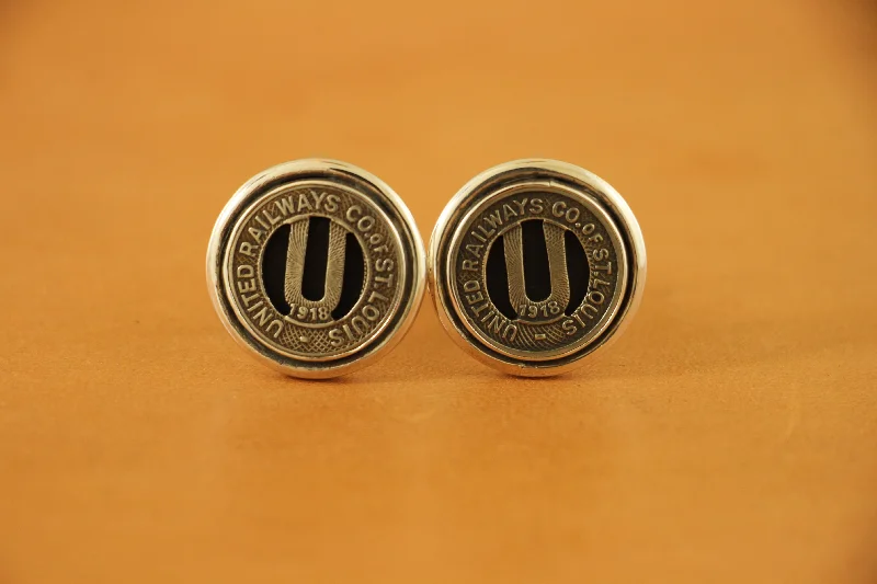 St. Louis Railway Coin Cufflinks