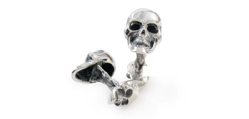 #DC-01 Double Skull Cuff Link