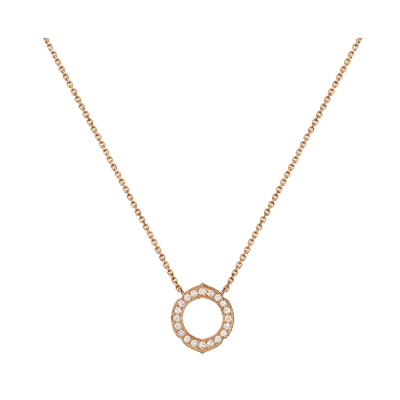 Aura - Rose Gold Diamond Pendant