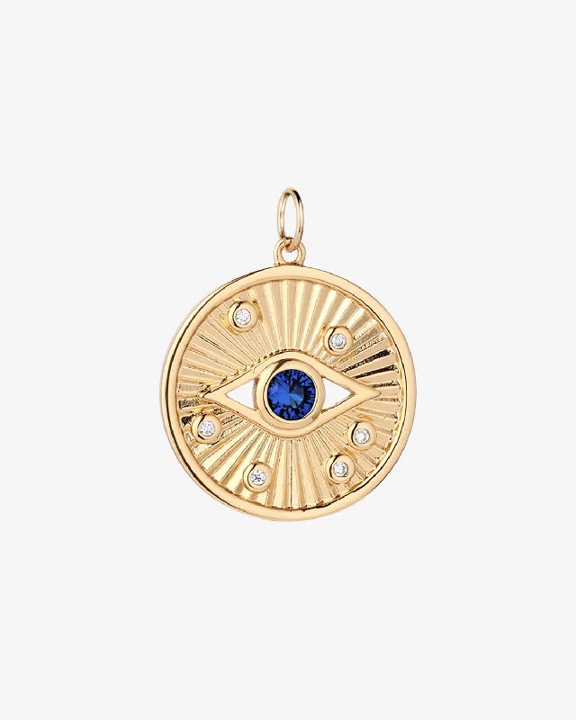 Evil Eye Medallion Charm