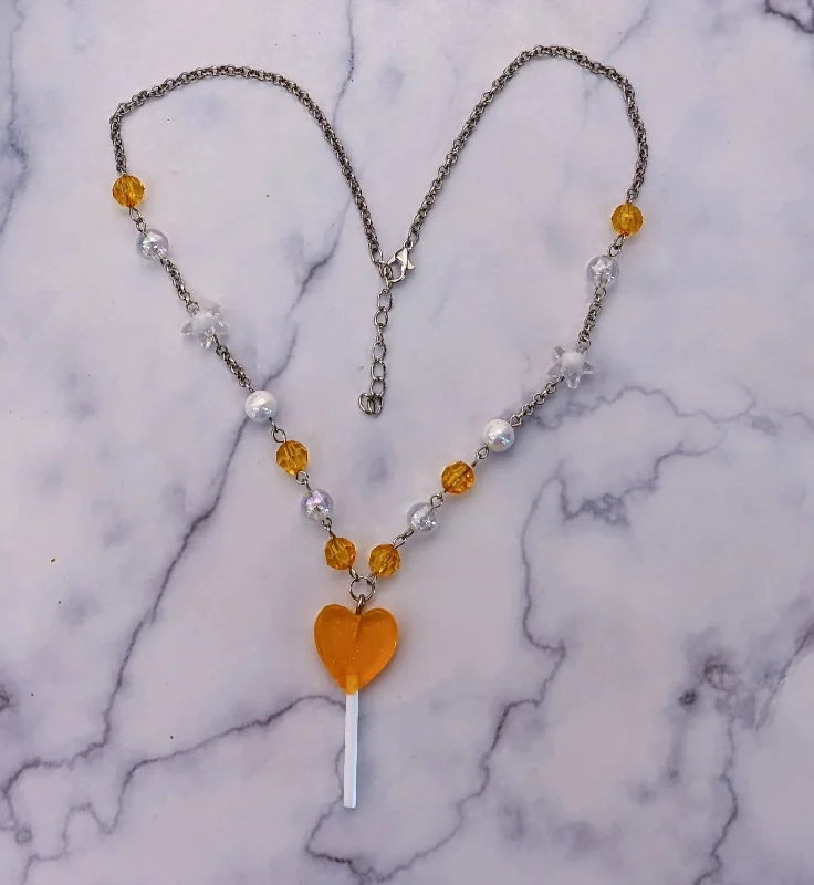 Heart Lollipop Necklace