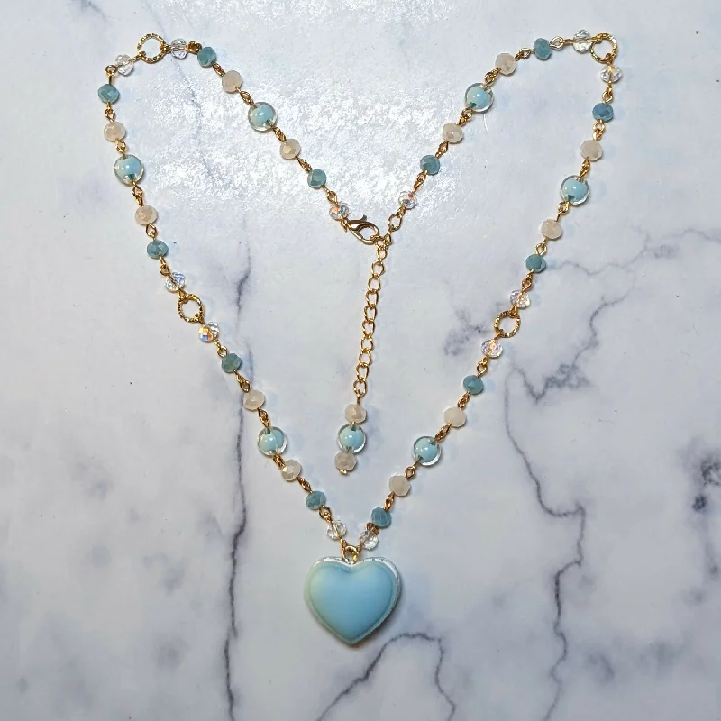 Heart Macaron Necklace