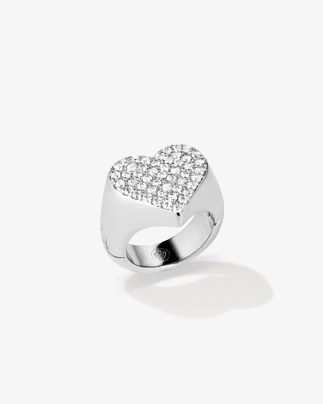 Pavé Heart Charm for Stethoscope