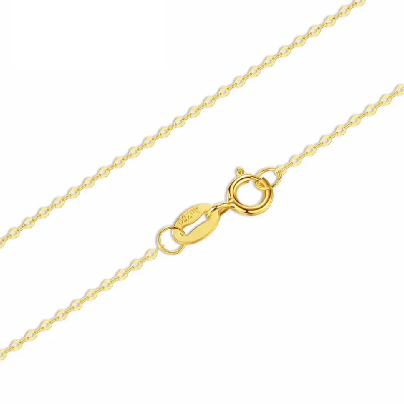 Top Quality Fine Jewelry 18k Gold Rope Chain Necklace(unisex)