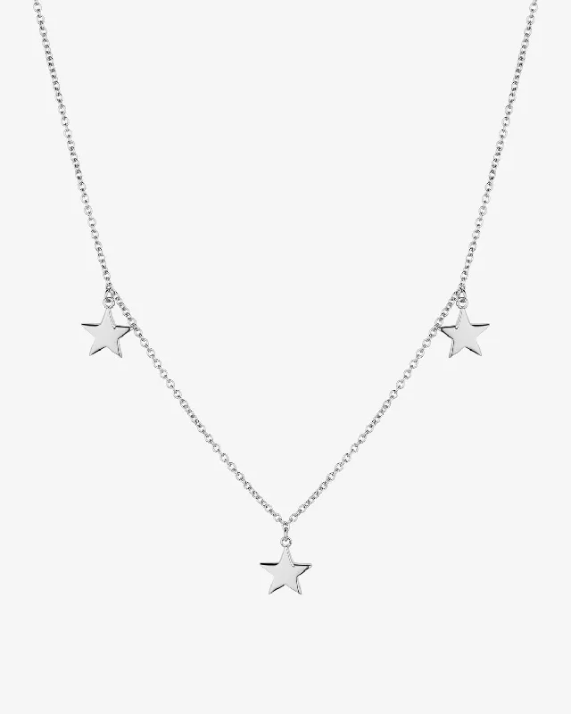 Trio Star Necklace