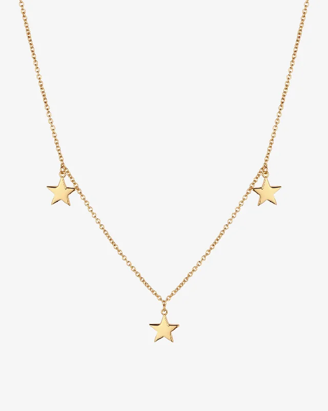 Trio Star Necklace