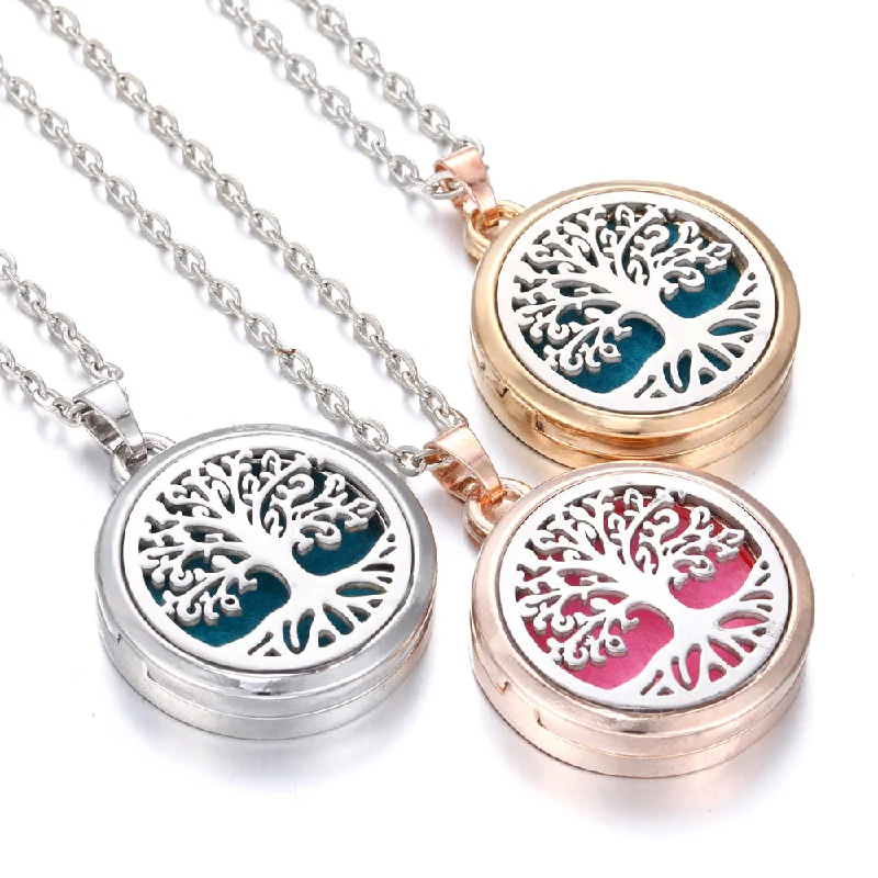 Wholesale Alloy Aromatherapy Necklace