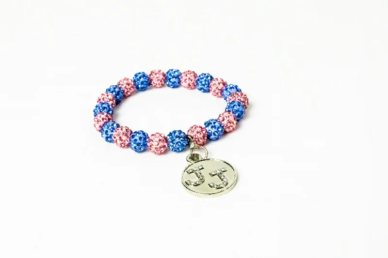 Jack and Jill Bling Bracelet with Bling Charm