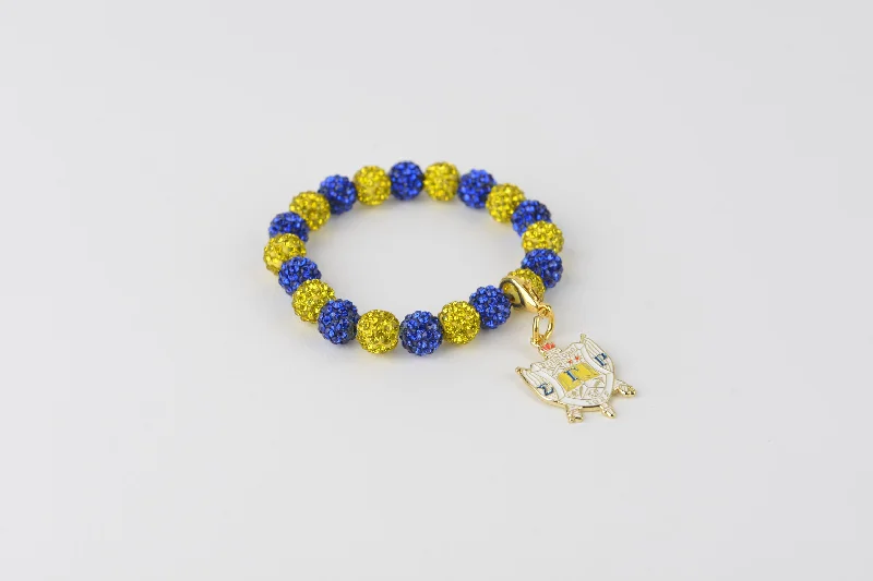 Bling Bracelet with ΣΓΡ Shield Charm