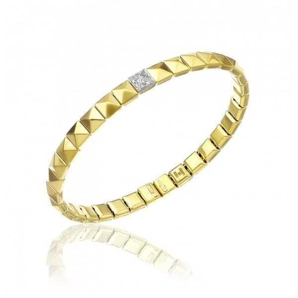 CHIMENTO - ARMILLAS PYRAMIS BRACELET IN 18 KT GOLD JEWELS