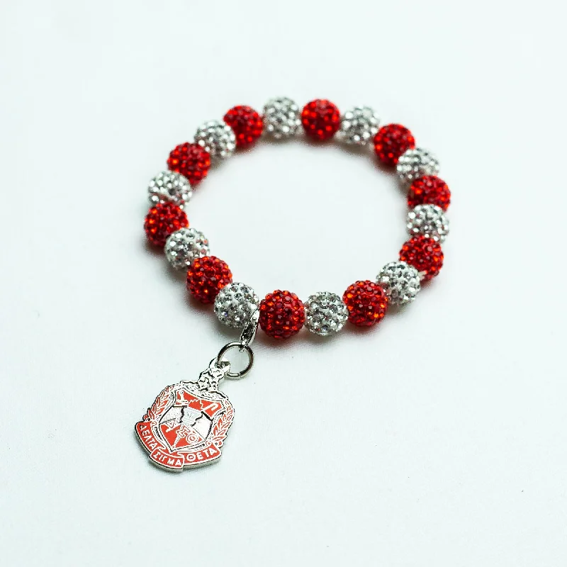 ΔΣΘ Bling Bracelet with Shield