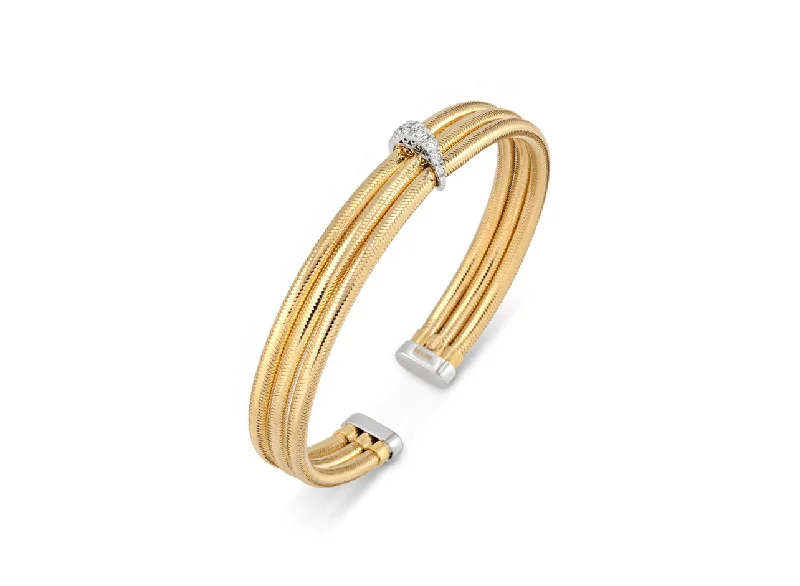 Ponte Vecchio-NOBILE 18K TWO-TONE D.12TW BRACELET CB1185BRY-N